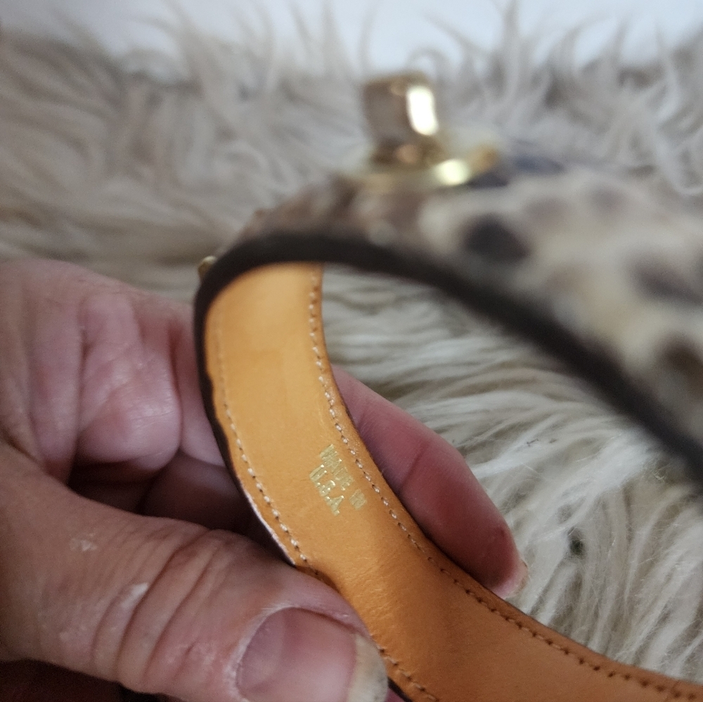 Coach Snakeskin Kisslock Bracelet - Picture 5 of 10